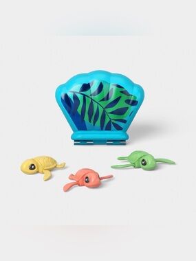 Baby Turtle Chase and Dive Toys 4pc Sun Squad Kids Swimming Water Toy